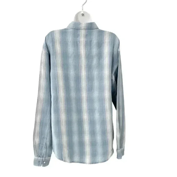 NWT RtA Sierra Shirt Blue Plaid size XS - Picture 4 of 11